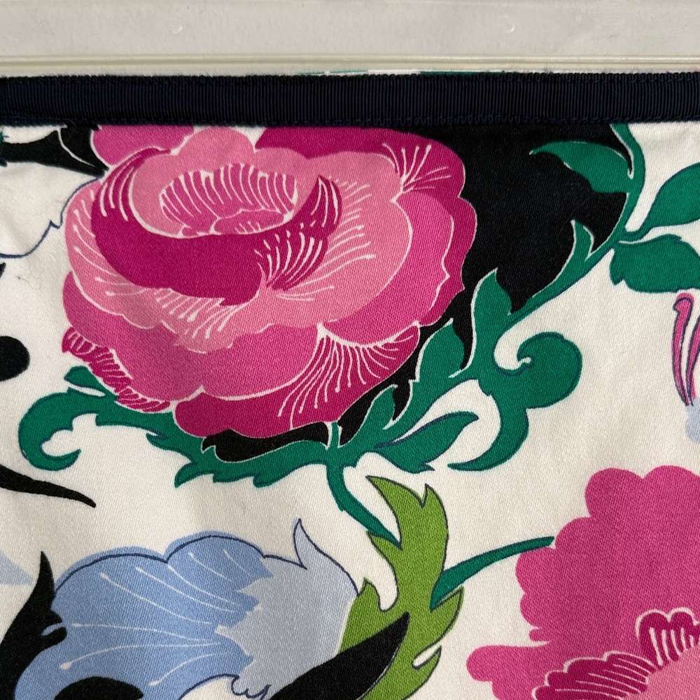 Talbots Pink and Green Floral Pencil Skirt - Picture 5 of 7